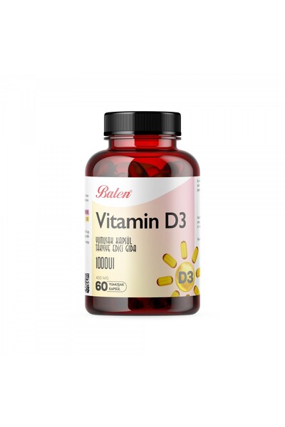 Balen Vitamin D3 Kapsül