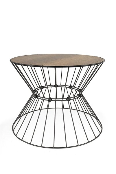 Begüsa Solina Orta Sehpa Siyah Ceviz Ahşap