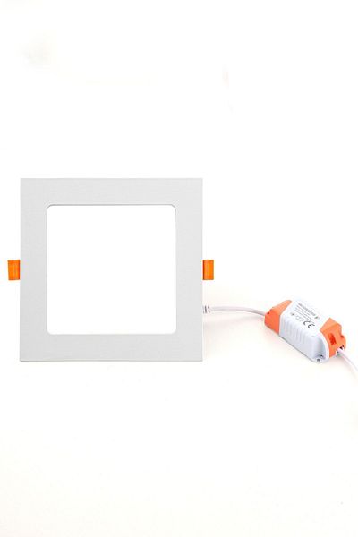 Begüsa Slim Led Panel 9w Square Flush Mounted White 6500 K