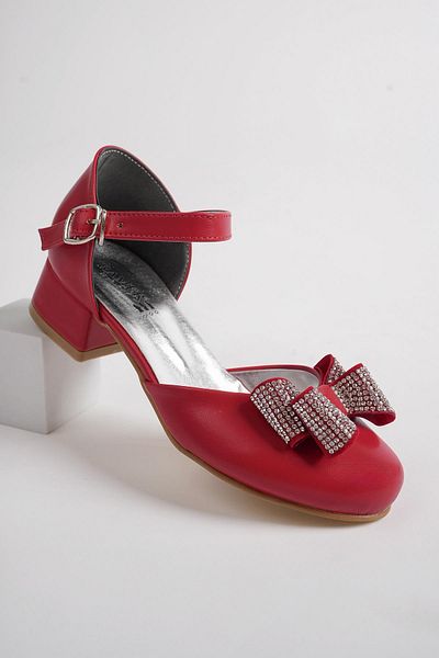 Ramer Bow Tie Girl's Evening Dress Shoes