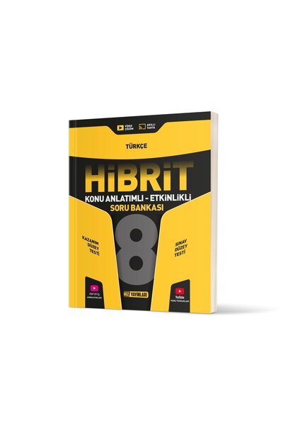 Hız Yayınları 8. SINIF HİBRİT TÜRKÇE SORU BANKASI