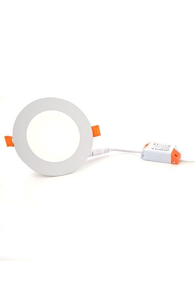 Begüsa Slim Led Panel 6w Round Flush Mounted White 4000 K