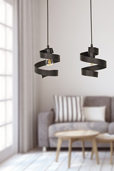 Begüsa Yargı 2.li Sıralı Avize Siyah