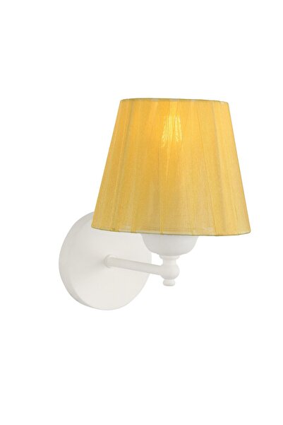 Begüsa Ova 2 Yönlü Aplik Beyaz Sarı Şapka