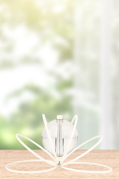 Begüsa Erbil Metal Camlı Aksesuar Beyaz