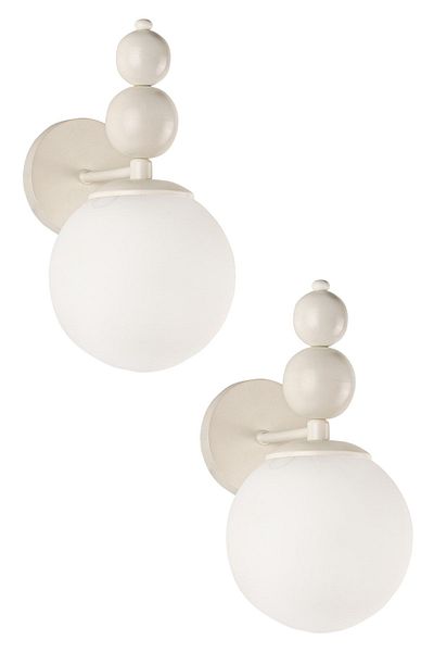 Begüsa Endless Sconce 2 Pieces White White Glass