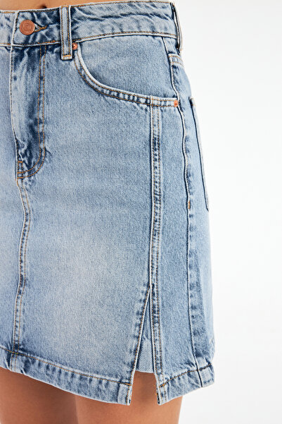 cracpot NEW SEASON Mini Denim Etek