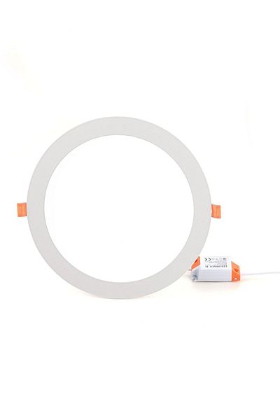 Begüsa Slim Led Panel 18w Round Flush Mounted White 6500 K