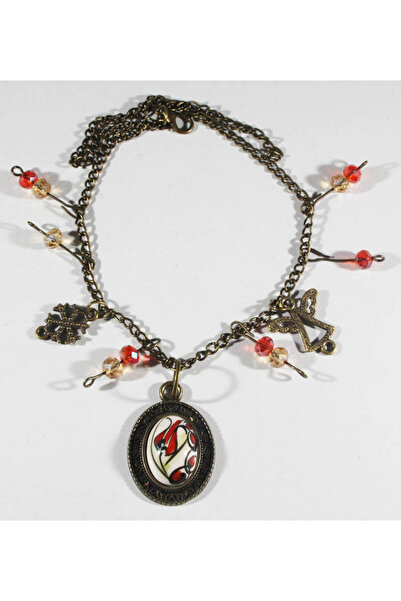 Çini Evi Patterned Herbal Anklet