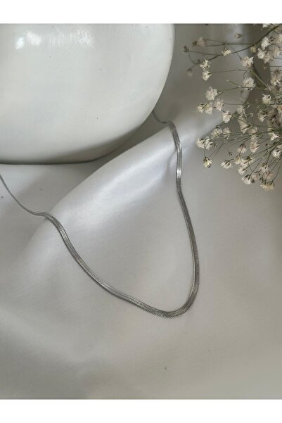 Brillo قلادة فضية عالية الجودة مع سلسلة من الفولاذ الإيطالي