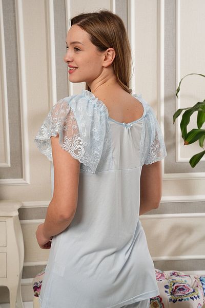 Bone Pijama Bone 5823 Set pijamale elegant cu mâneci scurte