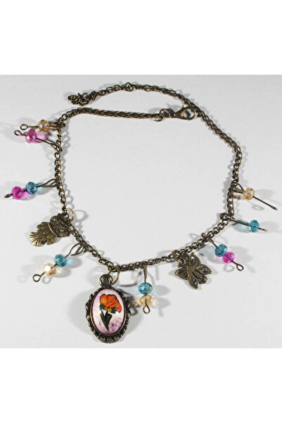 Çini Evi Iznik Tile Anklet - Gift for Lover