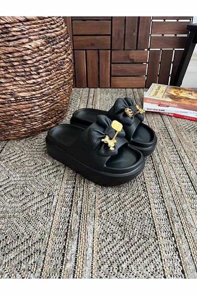 Behtah Kundura Papuci cu talpă înaltă și groasă Grădină Plajă Piscina Mare Vară Papuci de zi cu zi
