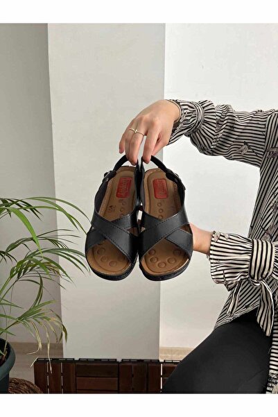 Behtah Kundura Soft Puff Full Ortopedic Anti-Slip Talpă Deschis Sandale - Toc...