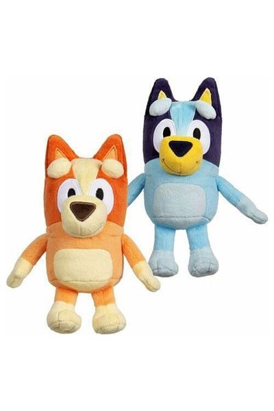 babyfoxx Blue Bingo Dog Family Soft Quality Imported Plush Toy 2-Piece 28 cm Gift Sleeping Companion
