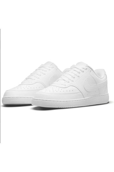 Nike Men's White Sneakers - Court Vision Lo, Dh2987-100
