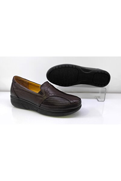 Kadir Ekici Hakiki Deri Geniş Tarak Ortopedik Çok Rahat Kalıp Hafif Poli Taban Ayakkabı