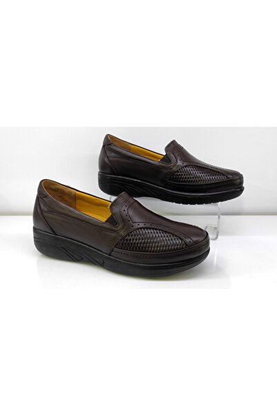 Kadir Ekici Hakiki Deri Geniş Tarak Ortopedik Çok Rahat Kalıp Hafif Poli Taban Ayakkabı