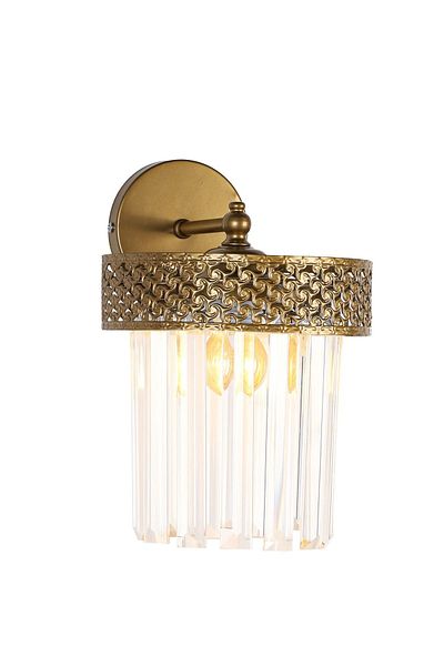 Begüsa Citrus Sconce 2 Pieces Lux Crystal Stone Antique