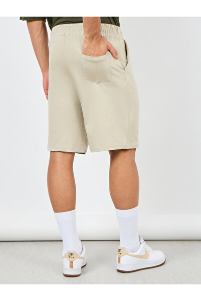 Styli Oversized Solid Shorts with Drawstring Waistband