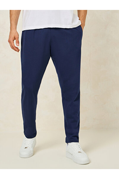 Styli بنطال رياضي Eco Earth Slim Terry بحاشية مفتوحة مع جيوب بحاشية