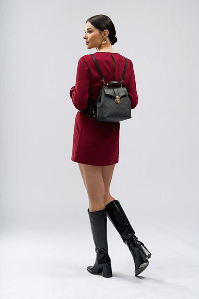 Lucky Bees Gemusterter Damenrucksack