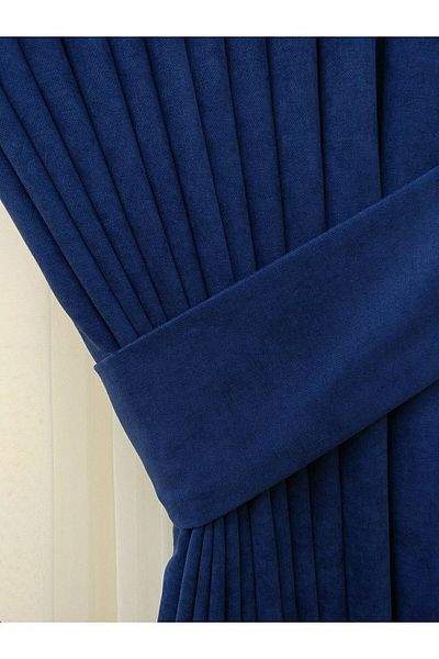 Evdepo Home Crown Parliament Solid Color Background Curtain, Pleatless Flat Planting, Extraphore Drawstring, Single Wing