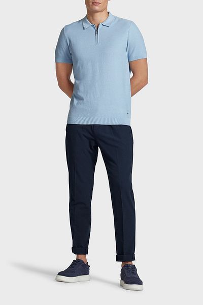 Tommy Hilfiger Férfi Slim Fit Stretch Seersucker pamut nadrág - MW0MW34492 DW5