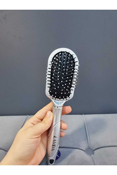 Lider MAGNESİA Ασημένια πολυτελής βούρτσα για τα μαλλιά