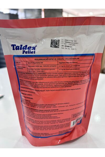 TALDEX PELLET 250gr. Salyangoz ve sümüklü böcek ilacı