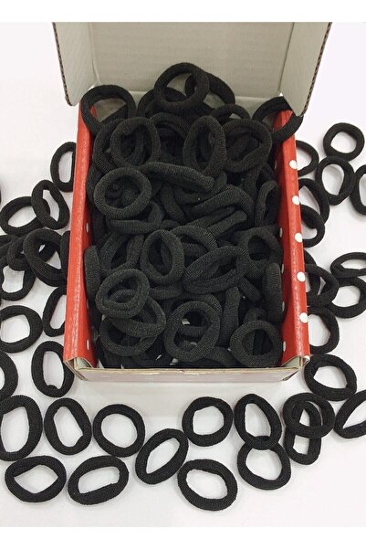 İNCİ AKSESUAR 100 Adet Mini Örgü Havlu Kumaş Lastik Toka