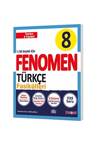 Kurmay Yayınları FENOMEN OKUL 8. SINIF TÜRKÇE FASİKÜL SETİ (1-2-3-4-5-6-7-8. ...