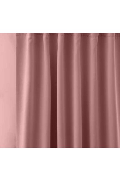 Evdepo Home Πούδρα κουρτίνας μονόφυλλης κουρτίνας με μαύρο φωτισμό Taç Blackout χωρίς πτυχώσεις