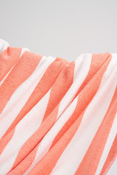 Homelover Sunset Glow ριγέ 100% βαμβακερή πετσέτα παραλίας και πισίνας - Πετσέτα παραλίας - 95x145cm