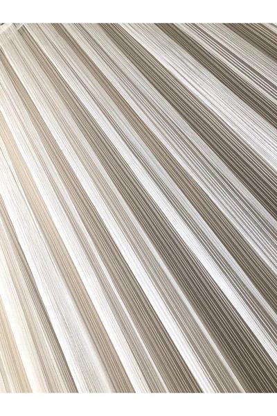 Brillant Striped Tulle New Model Tulle Curtain 1 E 2.5 Pile Medium Pile