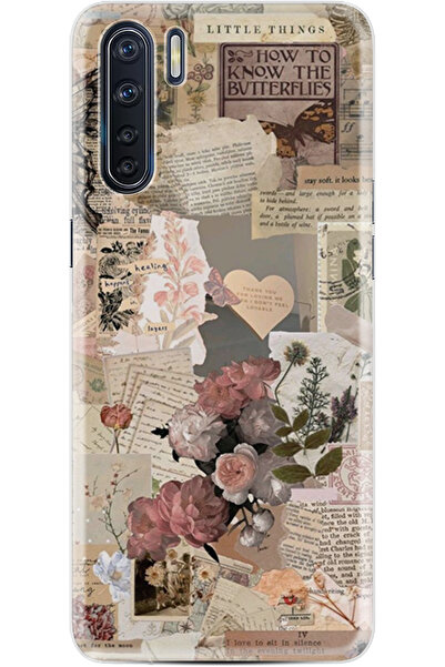 OPPO A91 Kılıf Desenli Baskılı Silikon Little Things STK:59