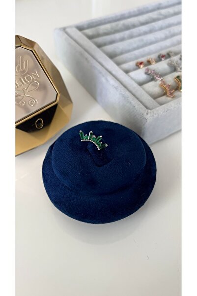 SU PERİSİ TAKI BİJUTERİ Vip Seri Gümüş Yeşil Zirkon Taşlı Güneş Model Piercin...