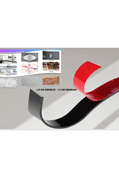 Hdg 100 Adet 3M Çift Taraflı Bant - Araba, Ev Dekorasyonu ve Ofis Dekoru için  Suya Dayanıklı