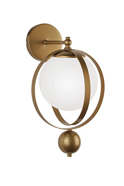 Begüsa Jupiter Sconce Antique White Glass