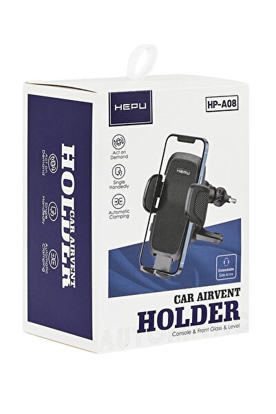 mimtec Klipsli Araç Telefon Tutacağı Klima Peteği Araba Telefon Tutacağı Metal Klipsli Düşmeme Garantili