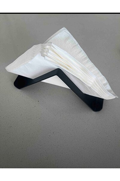 RimedaMetal Üçgen Peçetelik Ve Filtre Kahve Kağıtlığı - Cep Telefonu Standı