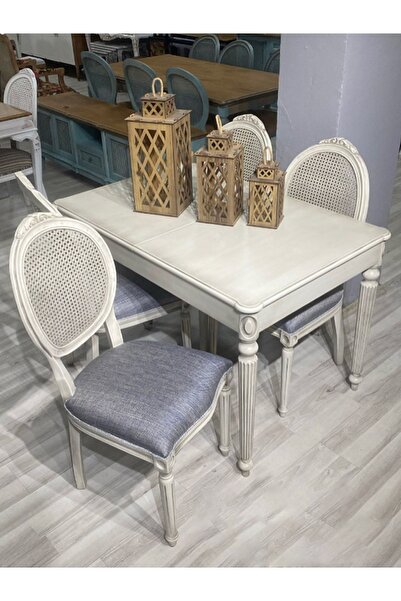 Alaylı Mobilya Koltuk Döşeme Ahşap Açılır Masa (100 CM) Ve Madalyon (4 ADET) ...