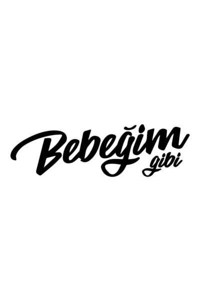 HMNL Bebeğim Gibi Araba Motorsiklet Kask Laptop Sticker 17x5 Cm