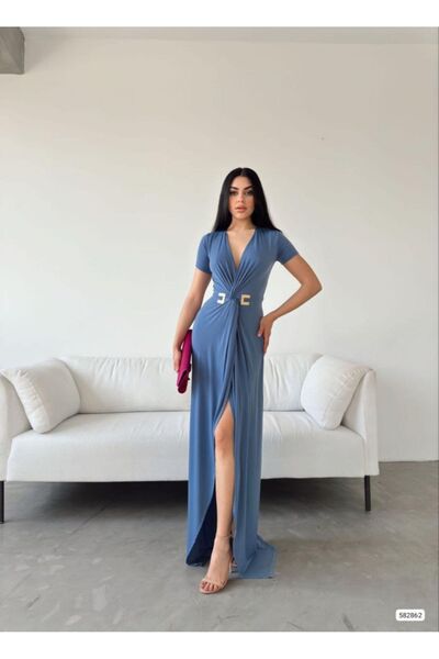 Mekafashion October Bel Detaylı Abiye 582862