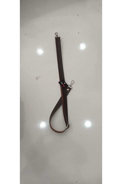 knitme Καφέ δερμάτινη τσάντα 135 cm - Ρυθμιζόμενο λουράκι, πλάτος 3 cm