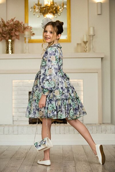 Ribbon kids Rochie și geantă cu cataramă