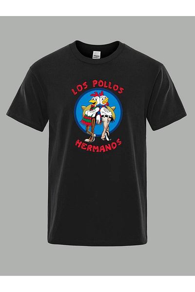 Advantage Κωδικός Trend Unisex Μαύρο μπλουζάκι Los Pollos Hermanos Breaking Bad