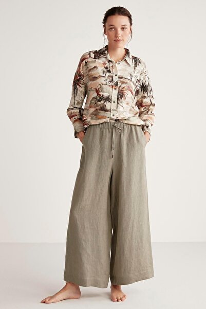 Penyemood Keten gömlek takım