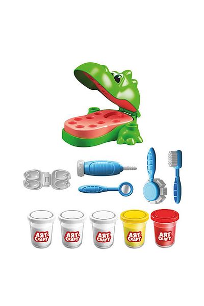 DEDE Dinosaur Dentist Play Dough Set