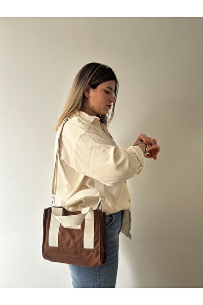 HİT Collection Tarçın Mini Kanvas Çanta